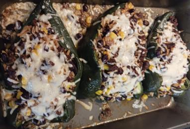 Chorizo Stuffed Poblano Peppers Photo 1