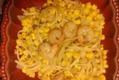 Linguine with Cajun-Spiced Shrimp and Corn Photo 1