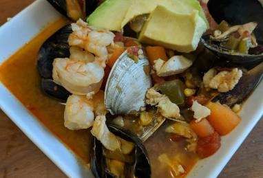 Sopa de Mariscos (Seafood Soup) Photo 1