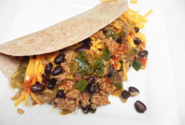 Mexican Black Bean and Turkey Wraps Photo 1