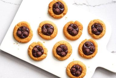 Ghirardelli Chocolate-Peanut Butter Thumbprint Cookies Photo 1