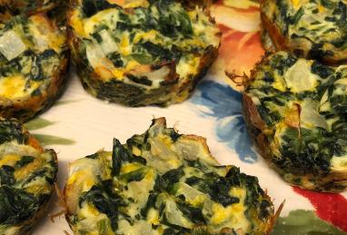 Eggless Tofu Spinach Quiche Photo 1