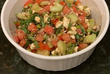 Tomato, Basil, and Feta Salad Photo 1