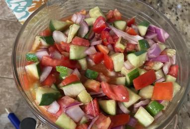 Tomato Cucumber Onion Salad Photo 1