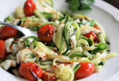 Warm Caprese Zoodles Photo 1