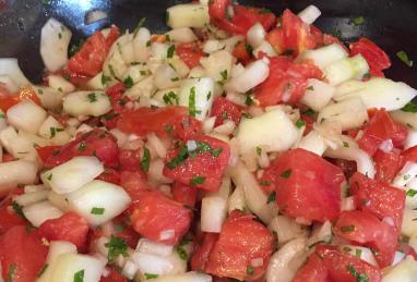 Tomato, Cucumber and Red Onion Salad with Mint Photo 1