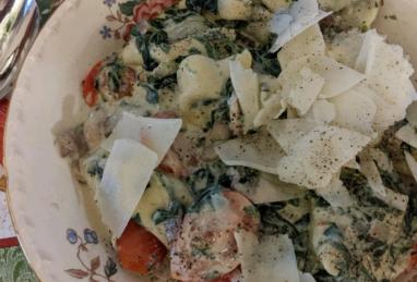 Creamy Spinach Tortellini Photo 1