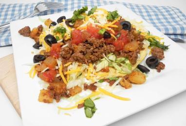 Ground Beef and Potato Tostadas Photo 1