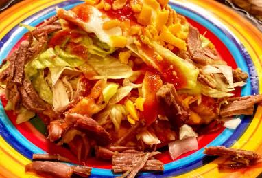 Tostadas de Salpicon (Shredded Beef) Photo 1