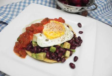 Black Bean Breakfast Tostadas Photo 1