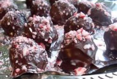 Dark Chocolate Mint Truffles Photo 1