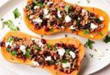 Savory Stuffed Butternut Squash Photo 1