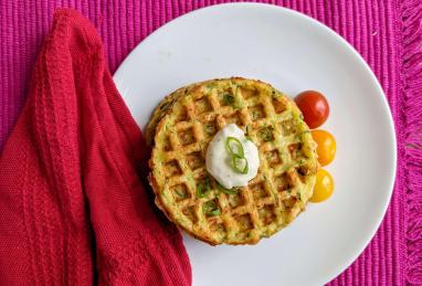 Zucchini Waffles (Green Waffles) Photo 1