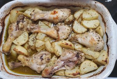 Greek Lemon Chicken and Potatoes Photo 1