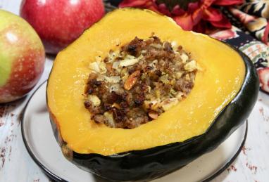 Stuffed Acorn Squash with Sausage Photo 1