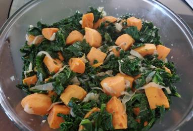 Roasted Yam and Kale Salad Photo 1