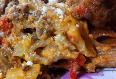 Red Pepper Tomato Pasta Bake Photo 1