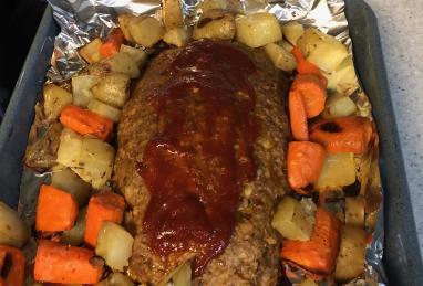 Vegetarian Meatloaf with Vegetables Photo 1