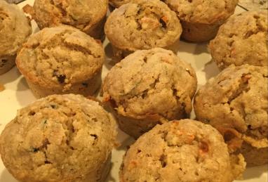 Spiced Zucchini Carrot Muffins Photo 1