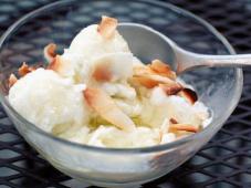 Coconut Ice Cream with Cilantro Syrup Photo 6