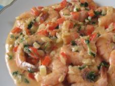 “Flambe” Shrimps in the Cream Sauce Photo 8