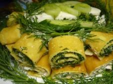 Chicken Salad with Pancake Rolls Photo 9