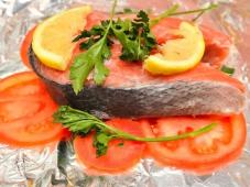 Salmon Steak in a Foil Photo 3