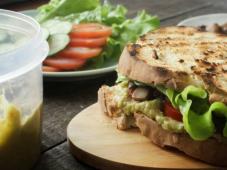 Vegetarian Sandwich with Guacamole Photo 8