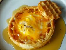 Air Fryer Waffle Egg in a Hole Photo 6