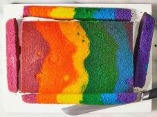 Rainbow Sheet Cake Photo 13