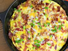 Cheesy Bacon, Sausage, and Egg Hash Brown Skillet Photo 7