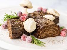 Chocolate Yule Log Photo 26