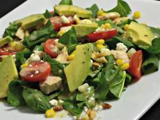 Spinach Salad with Chicken, Avocado, and Goat Cheese Photo 4