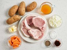 Pressure Cooker Bone-In Pork Chops, Baked Potatoes, and Carrots Photo 2