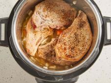 Pressure Cooker Bone-In Pork Chops, Baked Potatoes, and Carrots Photo 6