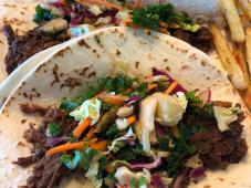 Simple Slow-Cooked Korean Beef Soft Tacos Photo 4