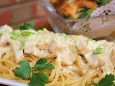 Creamy Chicken on Linguine Photo 5