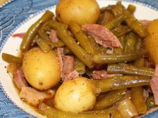 Slow Cooker Green Beans, Ham and Potatoes Photo 5