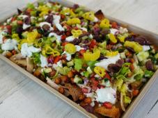 Sheet Pan Greek Salad Nachos Photo 9