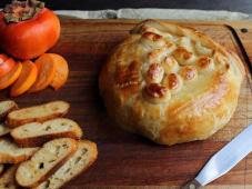 Baked Stuffed Brie with Cranberries & Walnuts Photo 8