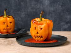 Jack-o'-Lantern Stuffed Peppers Photo 9