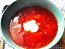 Healthy Russian Recipe - Beetroot Soup Photo 8