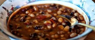 Vegetarian Haricot Soup in a Crock Pot Photo