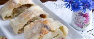 Strudel Recipe with Rhubarb and Raisins Photo