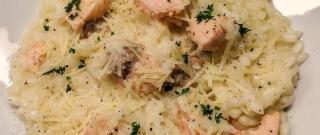 Simple Risotto with Salmon Photo