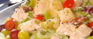 Healthy Chicken Salad Recipe with Orange and Grapes Photo