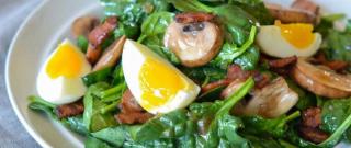 Spinach Salad with Warm Bacon Dressing Photo