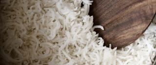 Basmati Rice in a Pot Photo