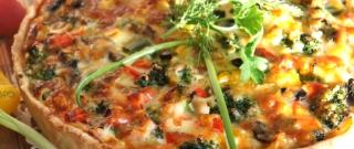 Healthy  Vegetarian Quiche Recipe Photo