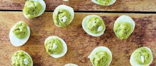 Green Deviled Eggs Photo